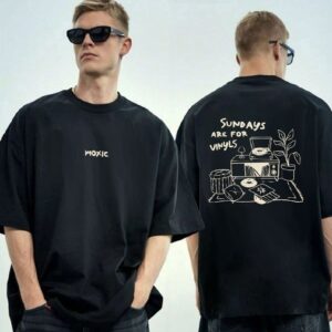 Camiseta "Sundays are for vinyls"